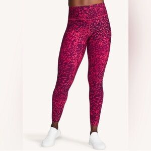 Peloton Cadence High Rise Reversible Cheetah Print/Pink Leggings